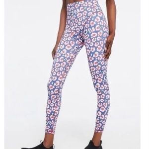 Adam Selman French cut leopard leggings